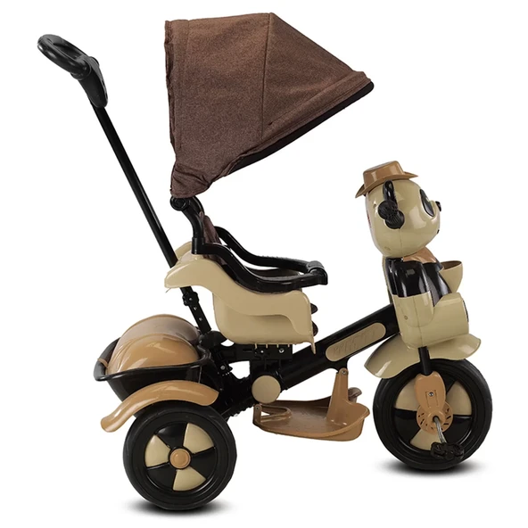 YUMURCAK TOYZ Baby Hope Little Panda Bebek Bisikleti Kahve Kız Erkek Çocuk Oyuncak Eğitici Oyuncaklar - Resim 2