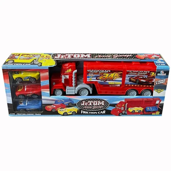 YUMURCAK TOYZ JR TOM TIR TAŞIYICILI Kız Erkek Çocuk Oyuncak Eğitici Oyuncaklar ürün görseli 1