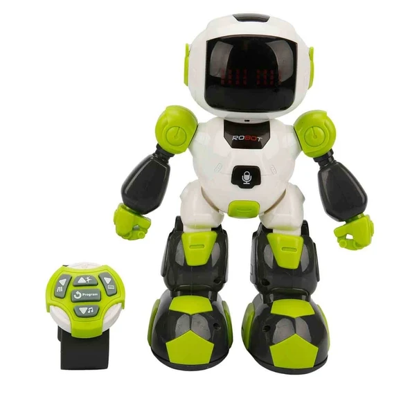 YUMURCAK TOYZ Sesli ve Işıklı Uzaktan Kumandalı Programlanabilir Robot Kız Erkek Çocuk Oyuncak Eğitici Oyuncaklar ürün görseli 1