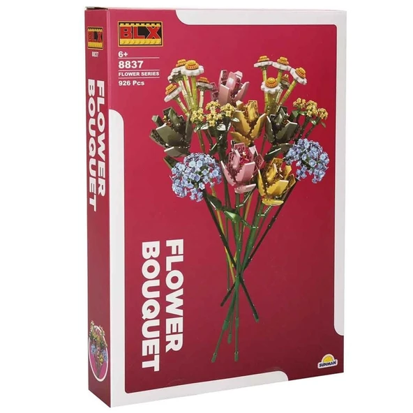 YUMURCAK TOYZ FLOWER SET ÇİÇEK BUKETİ 926 PRÇ Kız Erkek Çocuk Oyuncak Eğitici Oyuncaklar - Resim 2