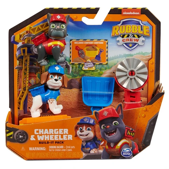 YUMURCAK TOYZ Paw Patrol Rubble & Crew Yapı Seti Kız Erkek Çocuk Oyuncak Eğitici Oyuncaklar - Resim 2
