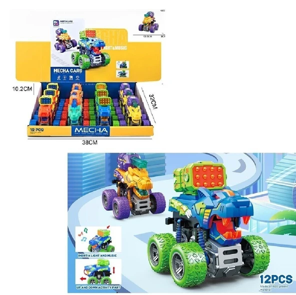 YUMURCAK TOYZ MG-D500-19 IŞIKLI MÜZİKLİ KURT-LEOPAR ARABA Kız Erkek Çocuk Oyuncak Eğitici Oyuncaklar ürün görseli