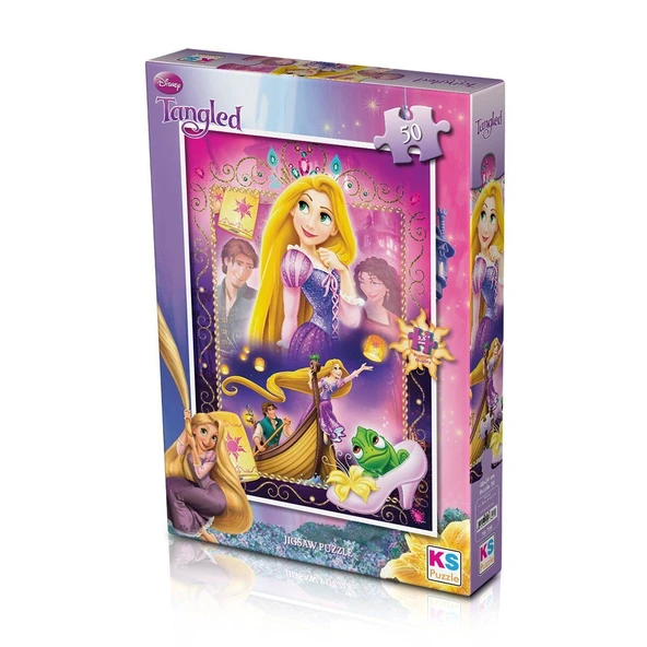 YUMURCAK TOYZ TG 709 Puzzle 50 Parça/TANGLED PUZZLE Kız Erkek Çocuk Oyuncak Eğitici Oyuncaklar ürün görseli 1