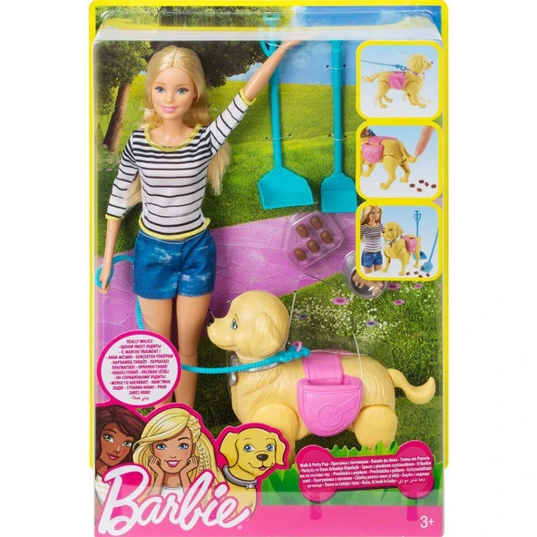 YUMURCAK TOYZ DWJ68 Barbie ve Köpeği Tuvalet Eğitiminde Kız Erkek Çocuk Oyuncak Eğitici Oyuncaklar ürün görseli 1