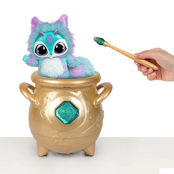 YUMURCAK TOYZ MGX21000 Magic Altın Renkli Sihirli Kazan Kız Erkek Çocuk Oyuncak Eğitici Oyuncaklar - Resim 2
