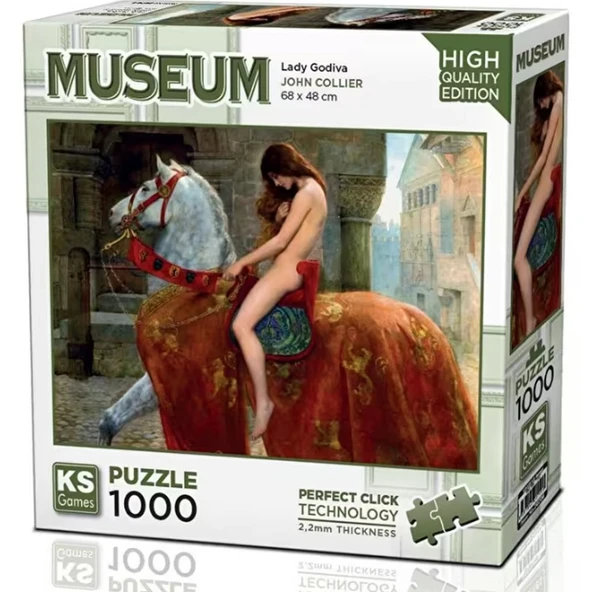 YUMURCAK TOYZ Ks Games Lady Godiva Puzzle 1000 Parça 20706 Kız Erkek Çocuk Oyuncak Eğitici Oyuncaklar ürün görseli
