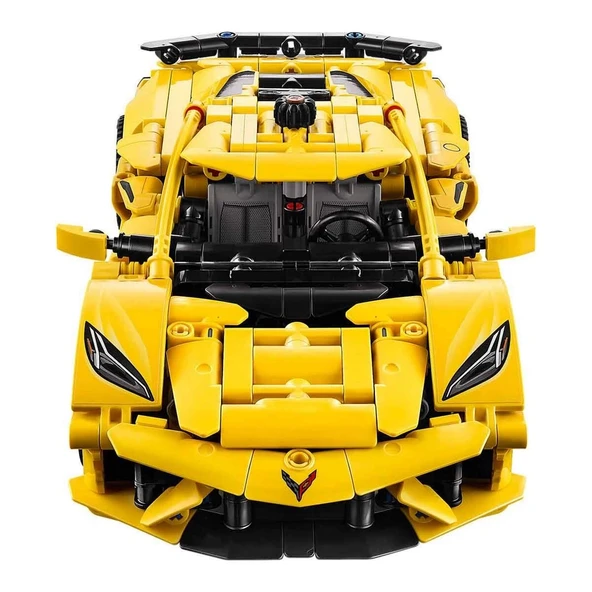 YUMURCAK TOYZ LEGO Technic Chevrolet Corvette Stingray Kız Erkek Çocuk Oyuncak Eğitici Oyuncaklar - Resim 2