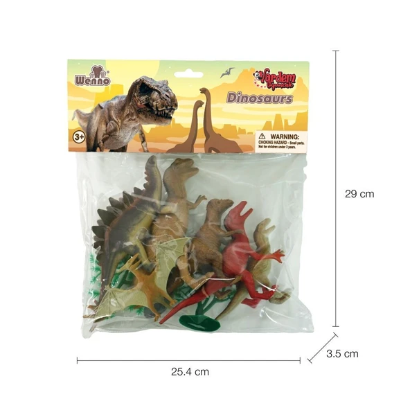 YUMURCAK TOYZ 9115,9116,9117 Poşette 9 parça Hayvan Seti Kız Erkek Çocuk Oyuncak Eğitici Oyuncaklar - Resim 2