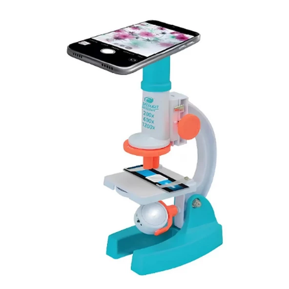 YUMURCAK TOYZ Mikroskop Set 200/600/1200X 48 Parça Kız Erkek Çocuk Oyuncak Eğitici Oyuncaklar ürün görseli 1