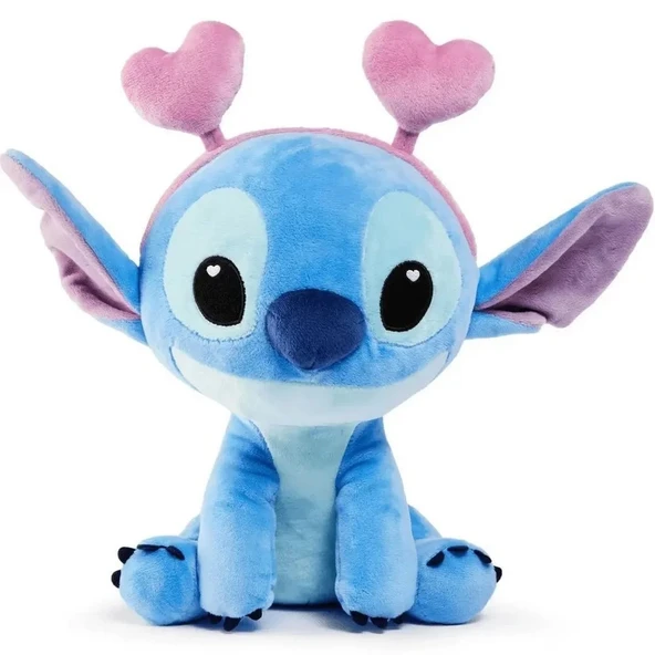 YUMURCAK TOYZ Kalp Kulaklıklı Stitch Peluş 25cm Kız Erkek Çocuk Oyuncak Eğitici Oyuncaklar ürün görseli 1
