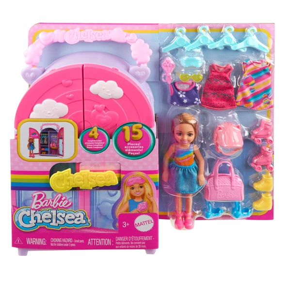 YUMURCAK TOYZ HXN03 Chelsea'nin Gardırobu Oyun Seti Kız Erkek Çocuk Oyuncak Eğitici Oyuncaklar ürün görseli 1