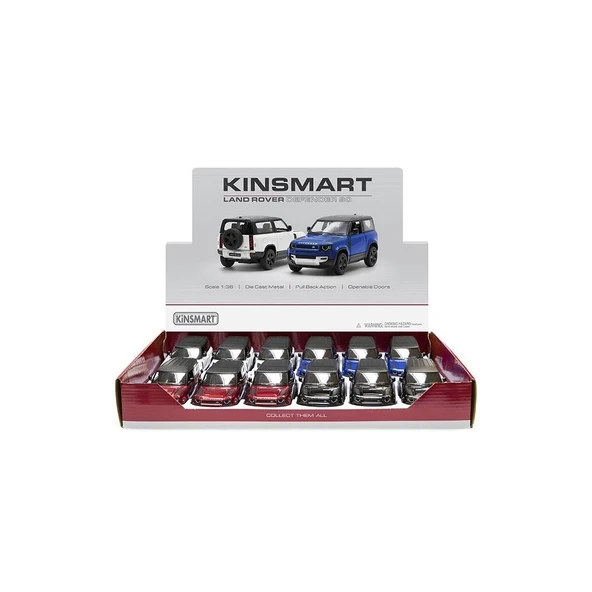 YUMURCAK TOYZ KT5428D ÇEKBIRAK LAND ROVER DEFENDER 90 Kız Erkek Çocuk Oyuncak Eğitici Oyuncaklar - Resim 2