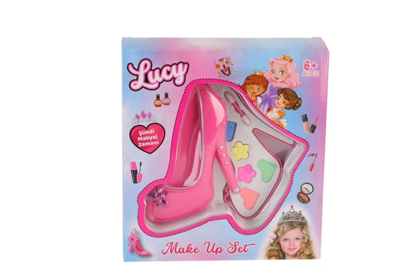 YUMURCAK TOYZ LMN212 AYAKKABILI KUTULU TEKLİ MAKYAJ SETİ Kız Erkek Çocuk Oyuncak Eğitici Oyuncaklar ürün görseli