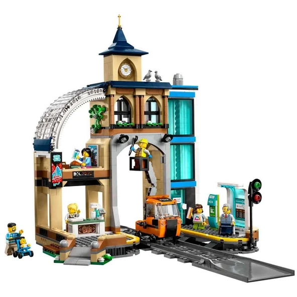 YUMURCAK TOYZ LEGO City Merkez Tren İstasyonu 60469 Kız Erkek Çocuk Oyuncak Eğitici Oyuncaklar ürün görseli