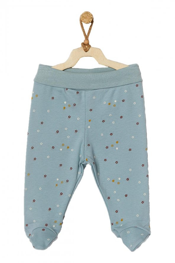 Andywawa Erkek Kız Yeşil 2'li Patikli Pantolon Takımı AC22006 - 2