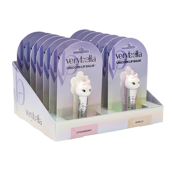 YUMURCAK TOYZ Very Bella Unicorn Lip Balm Dudak Nemlendiricisi Kız Erkek Çocuk Oyuncak Eğitici Oyuncaklar - 3