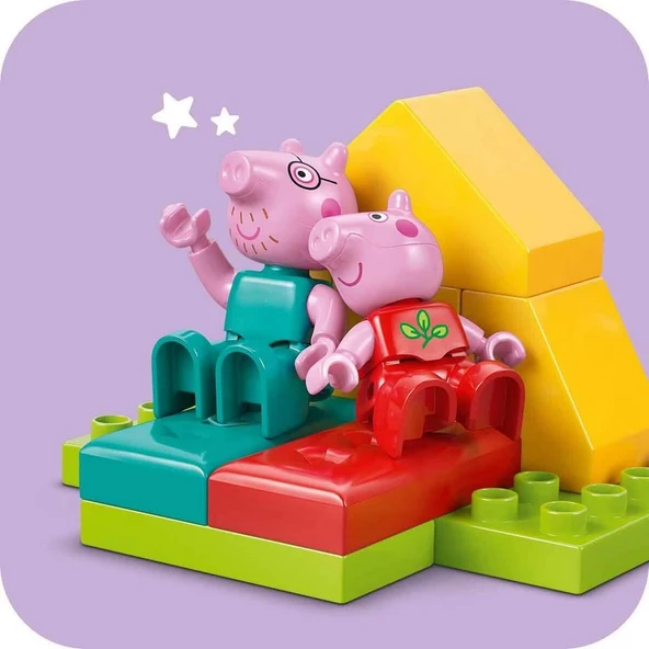 YUMURCAK TOYZ LEGO DUPLO Peppa Pig Kamp Gezisi 10452 Kız Erkek Çocuk Oyuncak Eğitici Oyuncaklar - 2