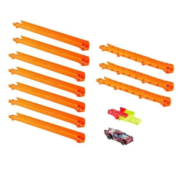 YUMURCAK TOYZ JDW43 Hot Wheels Araba ve Pist Başlangıç Paketi Kız Erkek Çocuk Oyuncak Eğitici Oyuncaklar - Resim 3