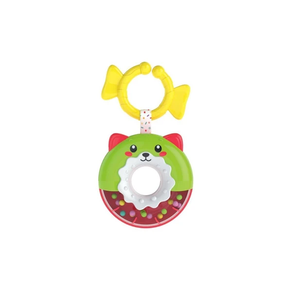 YUMURCAK TOYZ 17504 Baby Clementoni - Çörek Çıngırak Kız Erkek Çocuk Oyuncak Eğitici Oyuncaklar - Resim 2