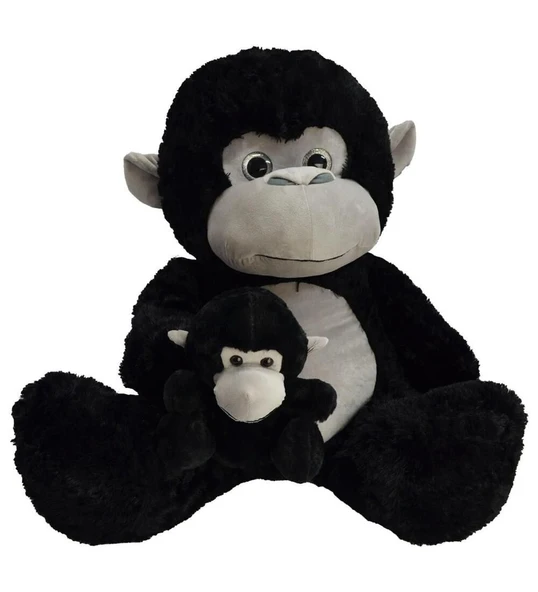 YUMURCAK TOYZ 80cm YAVRULU MAYMUN Kız Erkek Çocuk Oyuncak Eğitici Oyuncaklar ürün görseli 1