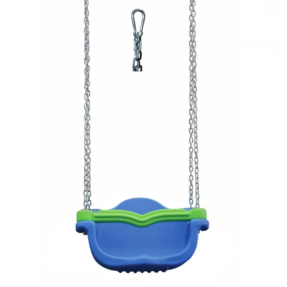 YUMURCAK TOYZ King Kids Zincirli Salıncak Kırmızı Kız Erkek Çocuk Oyuncak Eğitici Oyuncaklar - Resim 2