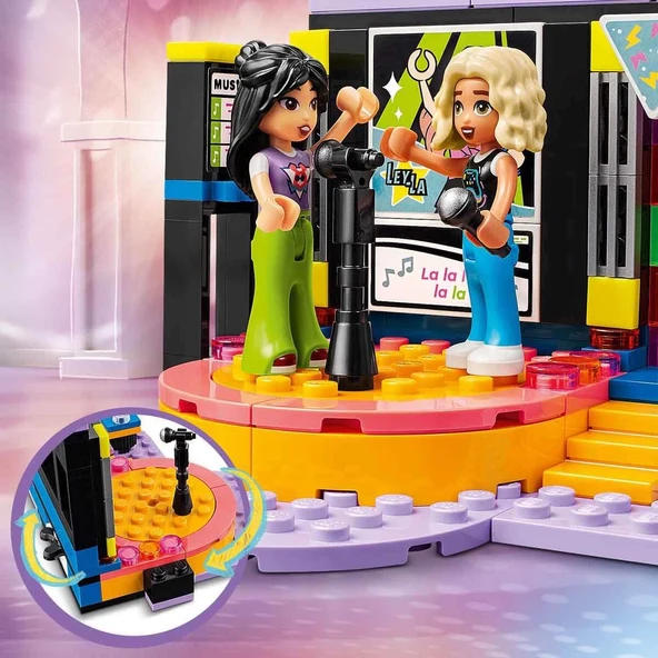 YUMURCAK TOYZ LEGO Friends Karaoke Müzik Partisi 42610 Kız Erkek Çocuk Oyuncak Eğitici Oyuncaklar - Resim 2