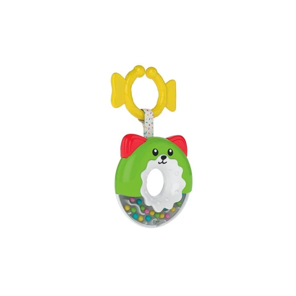 YUMURCAK TOYZ 17504 Baby Clementoni - Çörek Çıngırak Kız Erkek Çocuk Oyuncak Eğitici Oyuncaklar - Resim 3