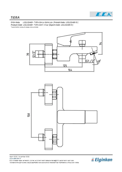 Eca Tiera Banyo Bataryası - Resim 2