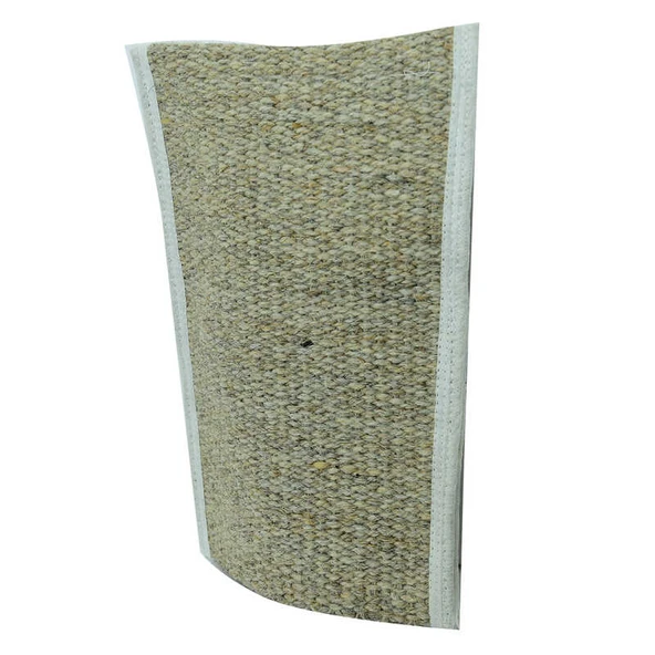 Doğal Keçi Kılı El Geçmeli Sırt ve Vücut Kesesi Bej 26x18 - Resim 3