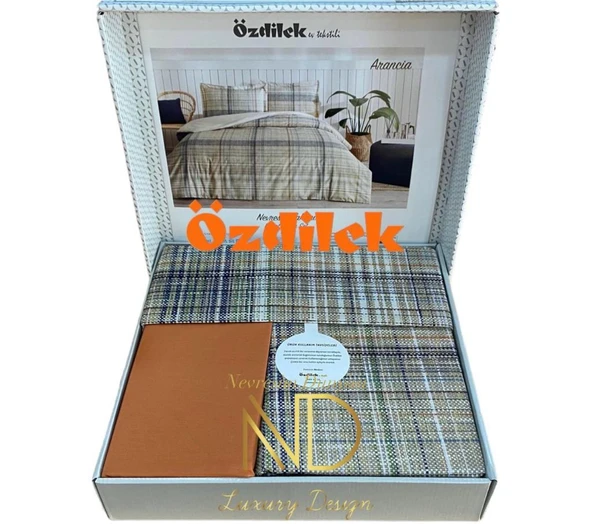 Özdilek Çift Kişilik Ranforce Nev Takımı Aran Krem - Resim 3
