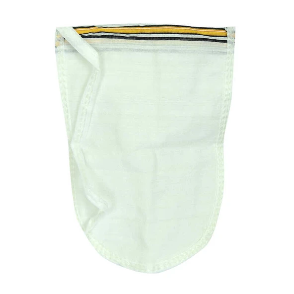 Yüzde 100 Krep Yüz ve Vücut Kesesi Beyaz 17x24 - Resim 8