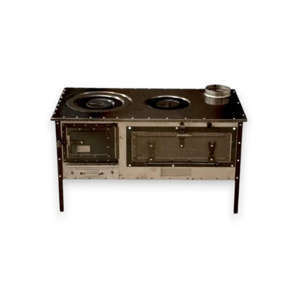 ALTAŞ TRABZON Kuzine SOBA 2 MM ÇOK AMAÇLI BAHÇE TİPİ KUZİNE SOBA ÖZEL EL YAPIMI SOBA - 2