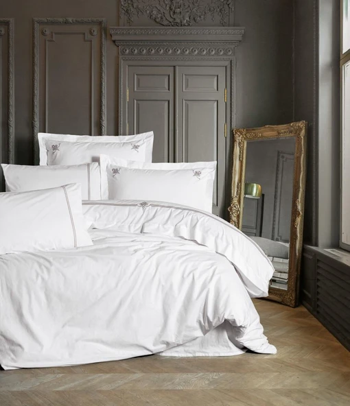 Clasic Pamuk Nev Takımı Çift Kişilik Güher - Resim 5