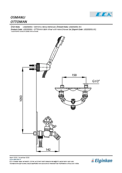 Eca Osmanlı Banyo Bataryası - Resim 2