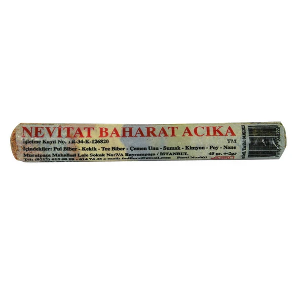 Acıka Kahvaltılık Fişek Poy Baharat Karışımı 40-45 Gr Paket ürün görseli