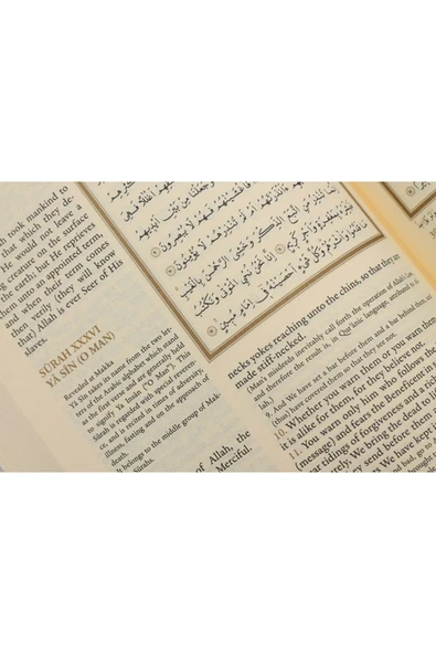 Kuranı Kerim Meali Orta Boy Ingilizce The Holy Quran - 2