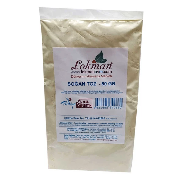 Soğan Toz 50 Gr Paket - Resim 2