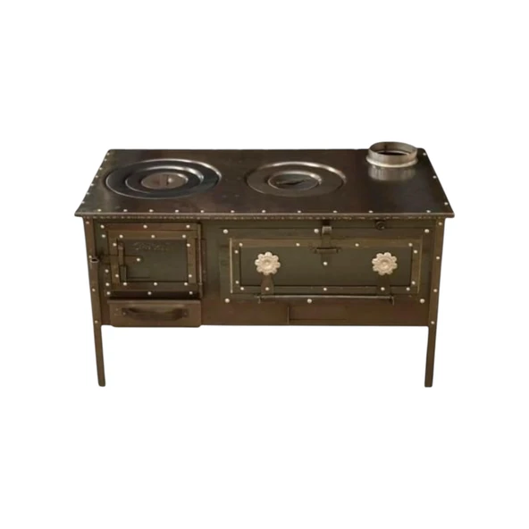 ALTAŞ GÜRAL Kuzine SOBA 4 MM ÇOK AMAÇLI BAHÇE TİPİ KUZİNE SOBA ÖZEL EL YAPIMI SOBA