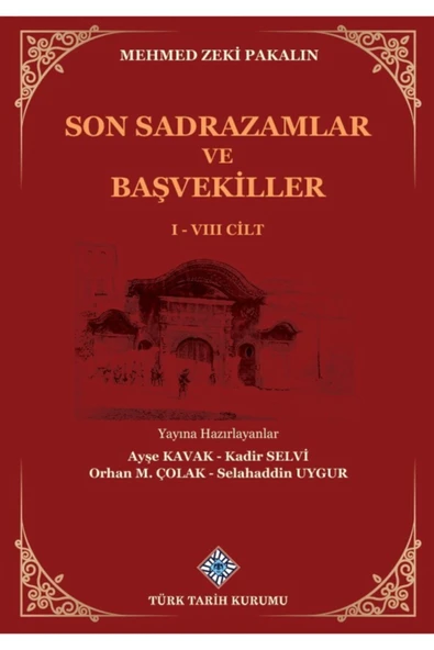 Son Sadrazamlar Ve Başvekiller I-vııı. Cilt(takım) ürün görseli 1