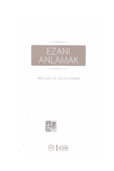 Ezanı Anlamak - Ömer Özpınar 9789751949189 ürün görseli 1