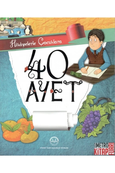 Hikayelerle Çocuklara 40 Ayet (CİLTLİ) ürün görseli 1