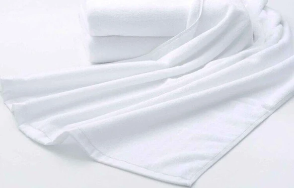 600gr Otel Tipi 90x150 Banyo Havlusu Beyaz - 4