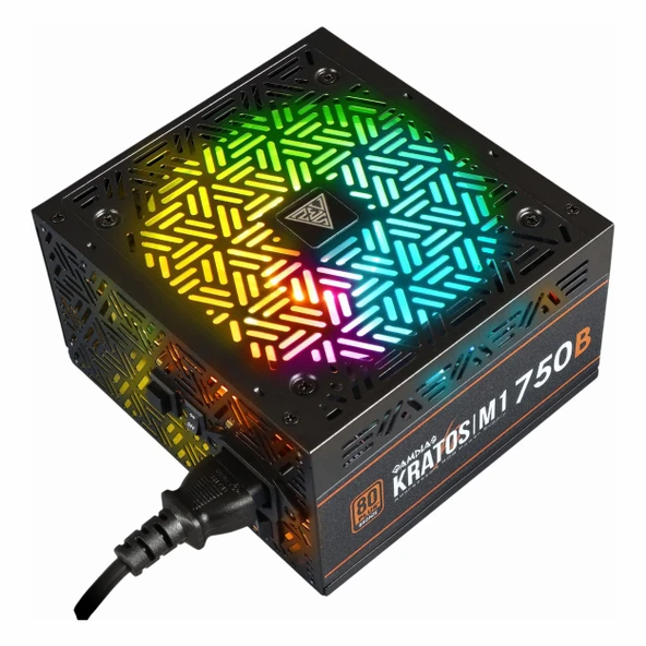 Gamdias Kratos M1-750B RGB 750W 80+ Bronz Güç Kaynağı - 3