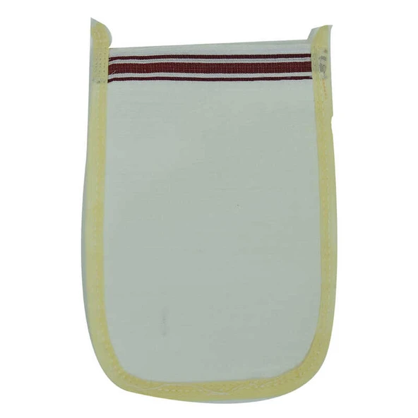 İpek Sırt ve Vücut Kesesi Beyaz 16x25 - Resim 2