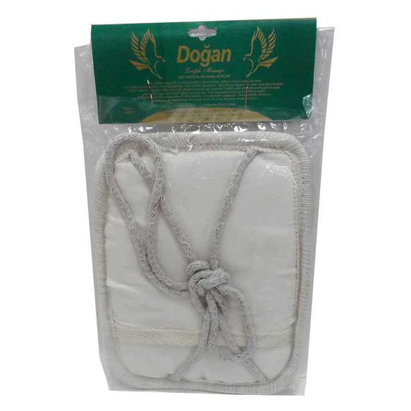 Doğal Kabak Lifi El Geçmeli Sırt ve Vücut Kesesi 15 X 22 - Resim 12