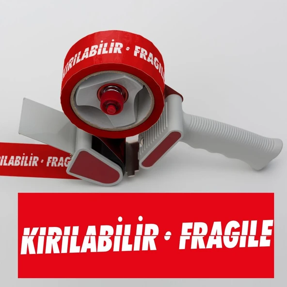 KIRILABİLİR KIRMIZI Koli Bandı En:45cm Metraj:66metre (1.adet) - 4