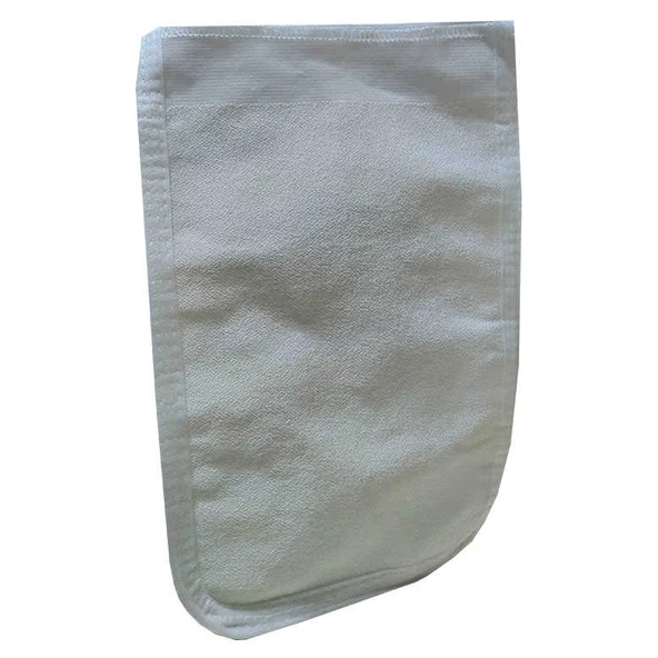 İpek Sırt ve Vücut Kesesi Beyaz 17X27 - Resim 3