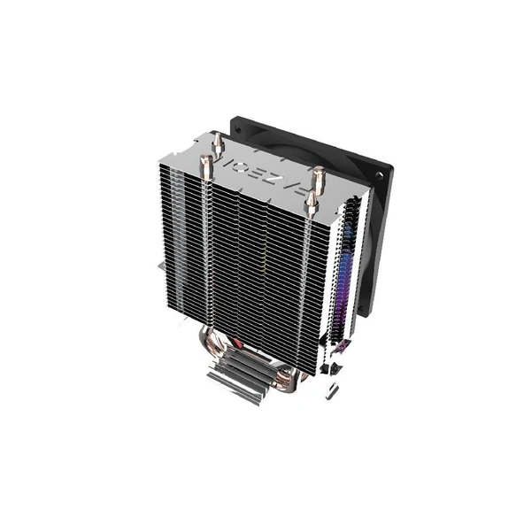 FAZEON A2120TRA 9cm RGB Kule Tipi Siyah İşlemci Soğutucu - 5