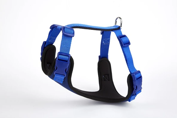 Yumuşak Softlu Köpek Göğüs Tasması 45/55 cm Mavi - 1