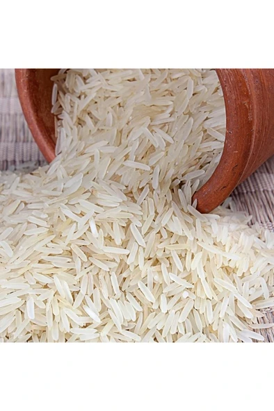 Ahmadi zerrin Rice 1121 uzun iri taneli basmati hint sella pirinci 10 kg - Resim 3